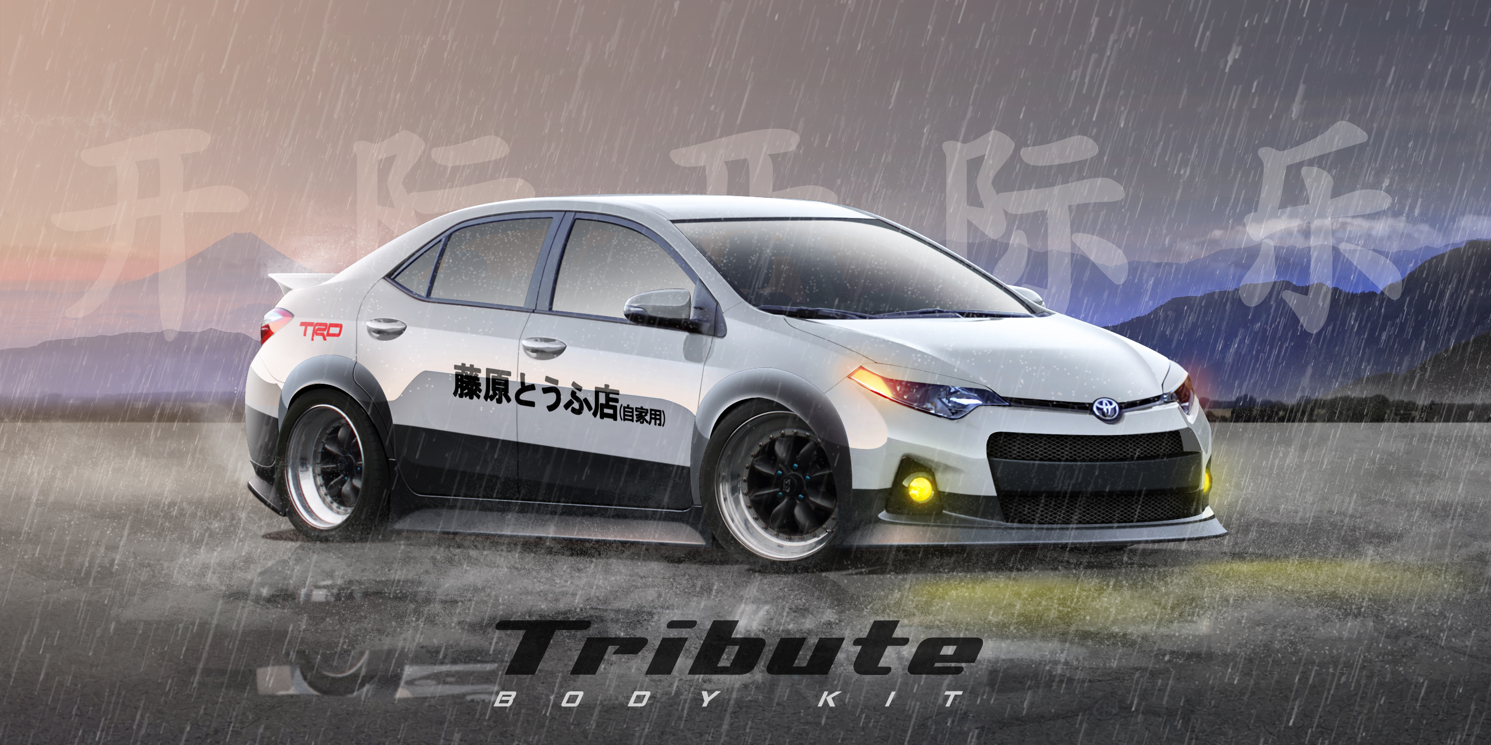 2016 Corolla Initial D Edition Render